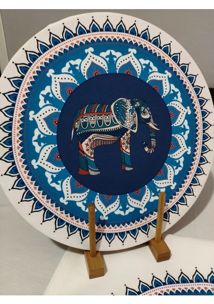 Etnik Fil Desenli Runner 2'li Supla Set indirimleri