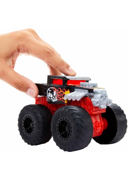 Hot Wheels Hot Wheels Monster Trucks Kükreyen Arabalar Serisi HDX60 - Bone Shaker-Kırmızı