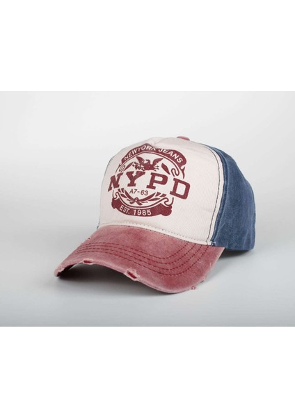 Nypd Kep Şapka Bordo