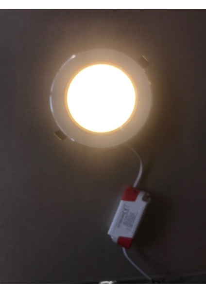 12W Krom Slim 3 Renk LED Panel Armatür modelleri