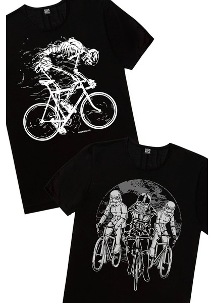 Yıldız Bisikletçileri, Daha Hızlı Erkek 2'li Eko Paket T-Shirt