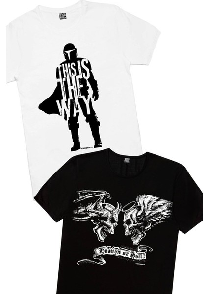 Bana Güven, Melek Şeytan Erkek 2'li Eko Paket T-Shirt