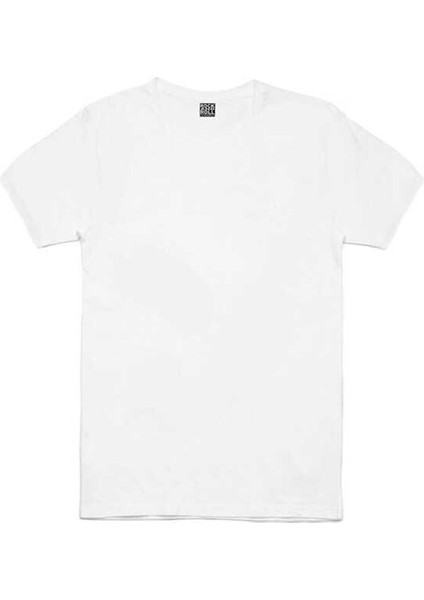 Düz, Baskısız 2 Siyah, 1 Beyaz Erkek 3'lü Eko Paket T-Shirt modelleri