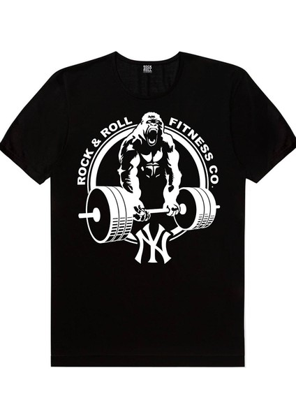 Golds Gym, Gorilla Gym, Boks Kulübü Beyaz Erkek 3'lü Eko Paket T-Shirt