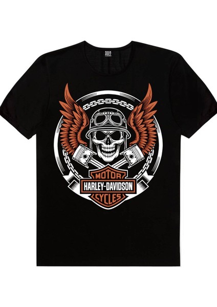 Geometrik Geyik, Metallica Kurukafa, Motorcu Kurukafa Kadın 3'lü Eko Paket T-Shirt