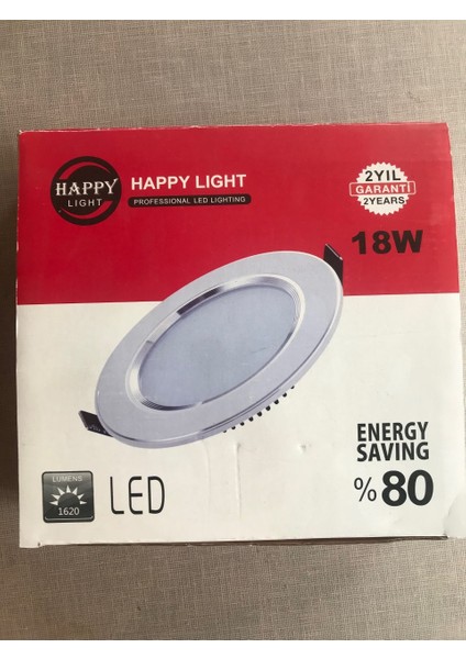 18W Üç Renk Krom Slim LED Panel Armatür