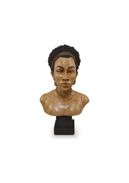 Dekoratif Afrikalı Matilda Heykeli (32X19CM)