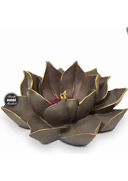 Dekoratif Çiçek Obje (20X20X6CM)