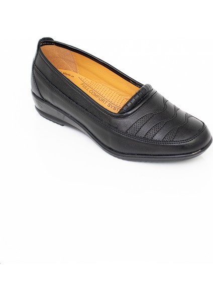 Kadın Ortopedik Deri Taban Günlük Düz Her Mevsim Anne Ayakkabısı