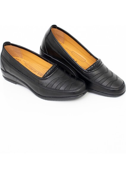 Kadın Ortopedik Deri Taban Günlük Düz Her Mevsim Anne Ayakkabısı fiyatları