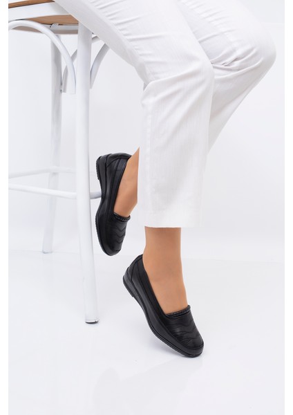 Kadın Ortopedik Deri Taban Günlük Düz Her Mevsim Anne Ayakkabısı fırsatları