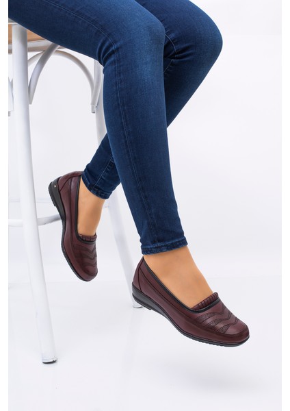 Kadın Ortopedik Deri Taban Günlük Düz Her Mevsim Anne Ayakkabısı fırsatları