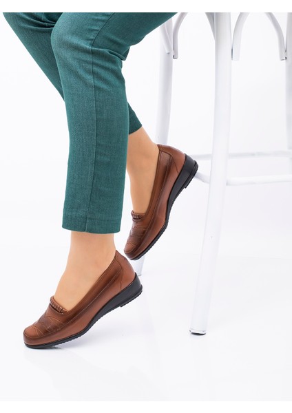 Kadın Ortopedik Deri Taban Günlük Düz Her Mevsim Anne Ayakkabısı fiyatları