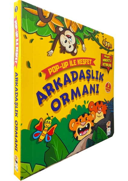 Merhaba Orman Pop Up ile Keşfet - Merhaba Eşyalarım Cırt Cırtlı Hikaye Kitabı - 2 Kitap Set modelleri