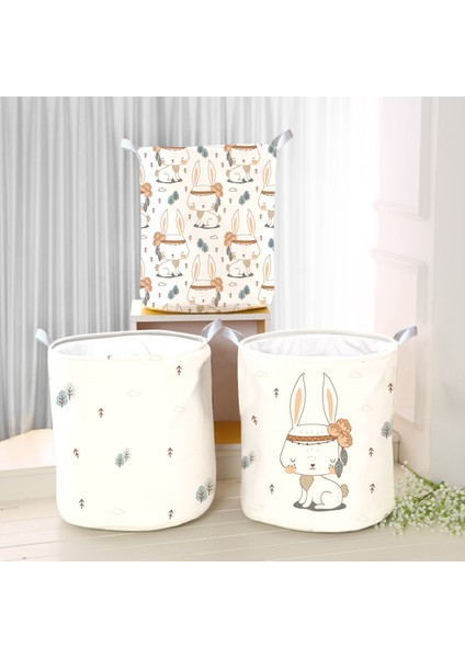 Çocuk Odası Dijital Baskılı Çok Amaçlı 3'lü Sepet Model 0024