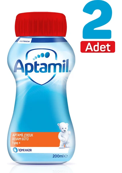 Sıvı Devam Sütü 200 ml 1+ Yaş 2 Adet