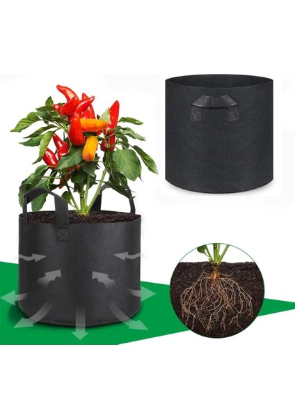 Grows Family Kumaş Saksı 38 Litre