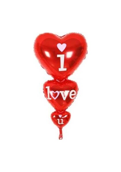 I Love You Folyo Balon 1 Adet