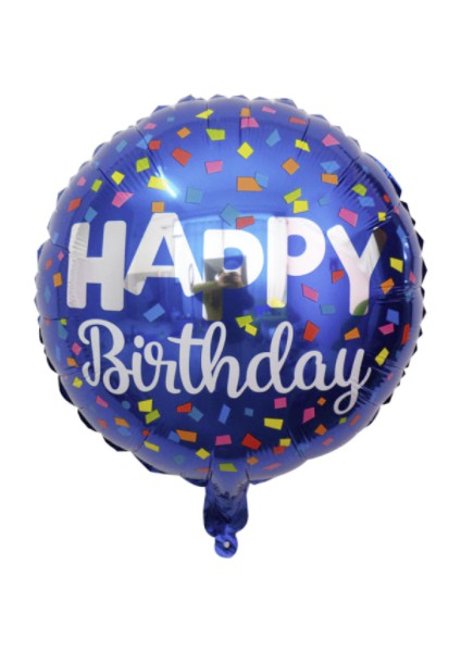 Happy Birthday Mavi Folyo Balon