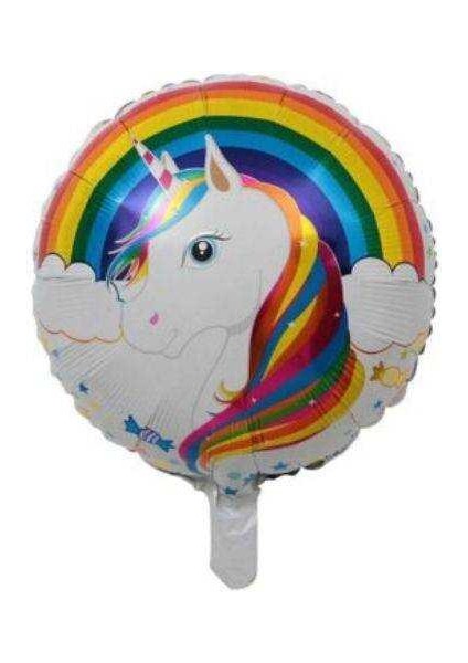 Gökkuşağı Unicorn Folyo Balon 1 Adet