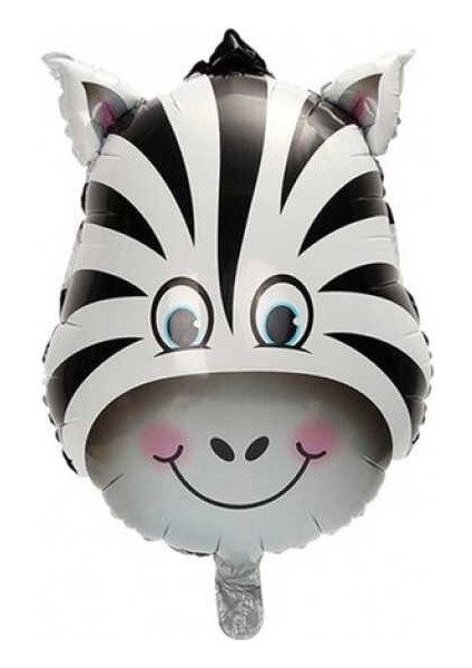 Safari Partisi Zebra Folyo Balon 1 Adet