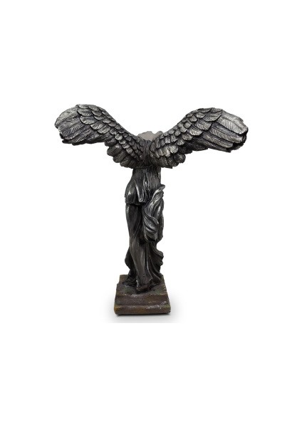 Dekoratif Antik Nike Heykeli (38X29CM) Gümüş Eskitme fiyatları