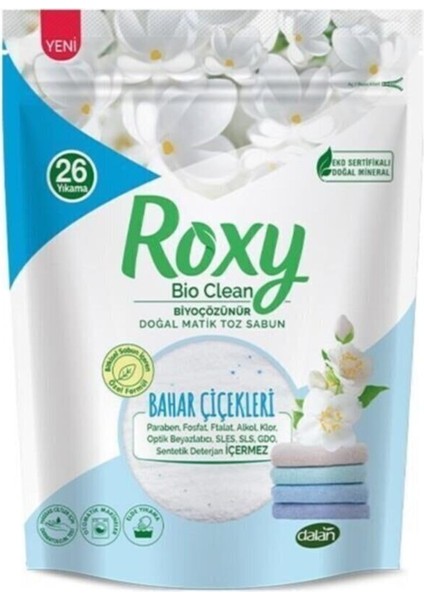 Dalan Bio Clean Doğal Matik Toz Sabun Bahar Çiçekleri 800 gr