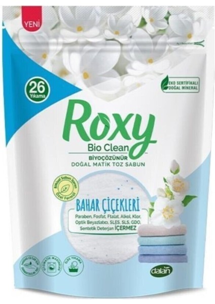 Dalan Bio Clean Doğal Matik Toz Sabun Bahar Çiçekleri 800 gr