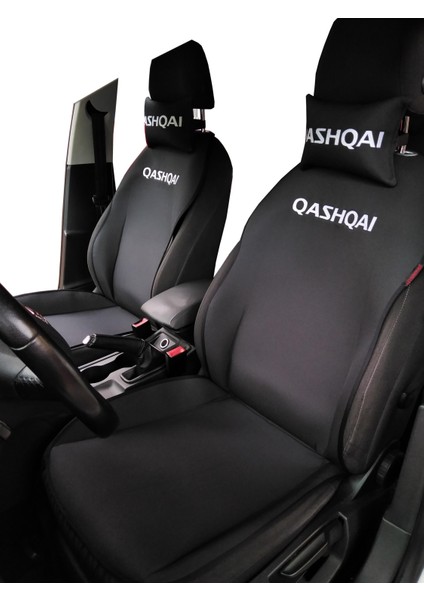 Nissan Qashqai Nakışlı Ön İkili Oto Koltuk Kılıfı