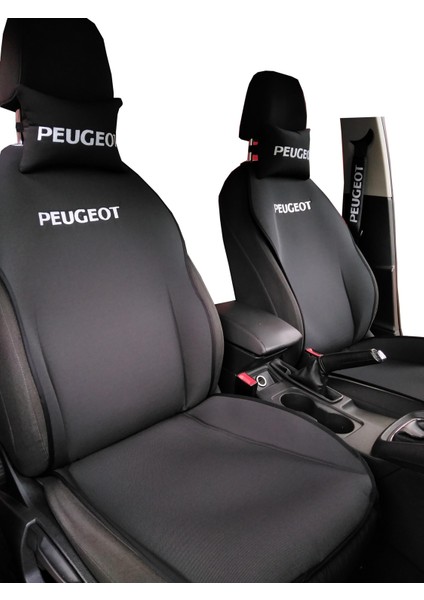 Peugeot Nakışlı Ön İkili Oto Koltuk Kılıfı