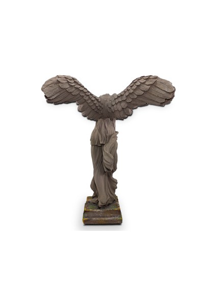 Ekoratif Antik Nike Heykeli (38X29CM) Vizon Mat fiyatları