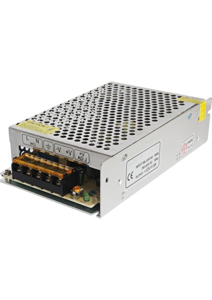 12VOLT 5AMPER Adaptör Metal Kasa