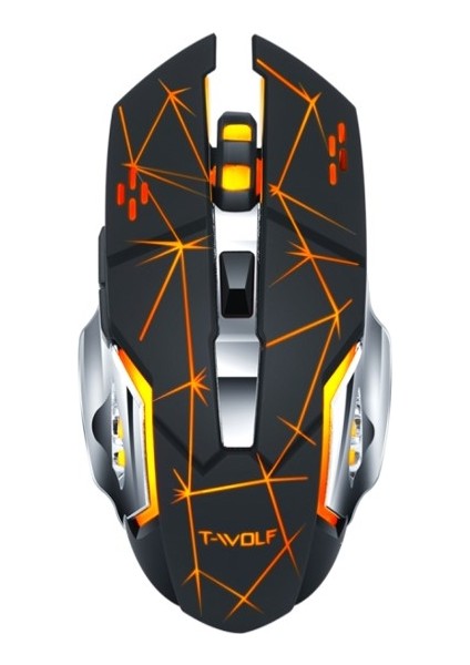 Q13 Rechargeable Wireless Gaming Rgb Oyuncu Şarj Edilebilir Mouse