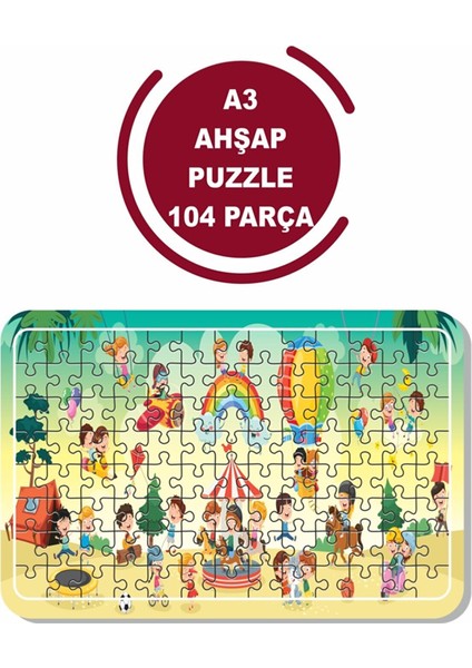 Baby Puzzle, Ilk Puzzlem, Sevimli Hayvanlar Seti - 2 MAKET144