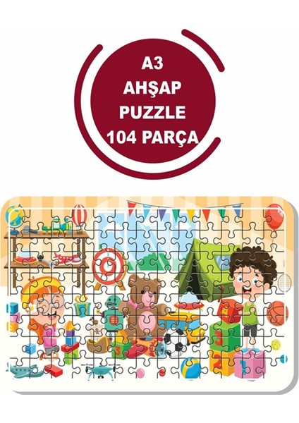 Baby Puzzle, Ilk Puzzlem, Sevimli Hayvanlar Seti - 2 MAKET144