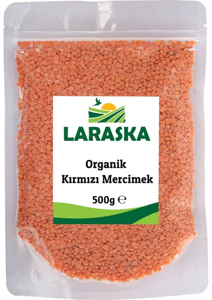 Organik Kırmızı Mercimek 500 gr