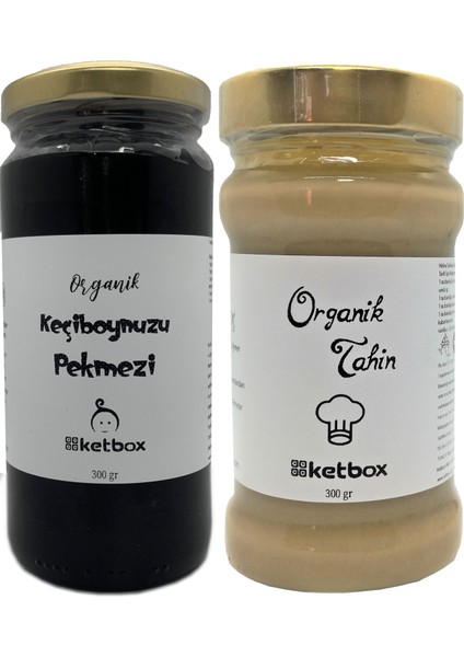 Organik Tahin Pekmez (Keçiboynuzu Pekmezi) Seti