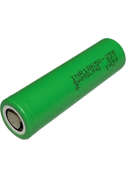 18650 IM3T 3.7V 2500 Mah Lityum Pil Yeşil Tekli