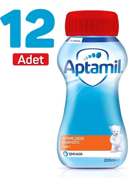 Sıvı Devam Sütü 200 ml 1+ Yaş 12 Adet