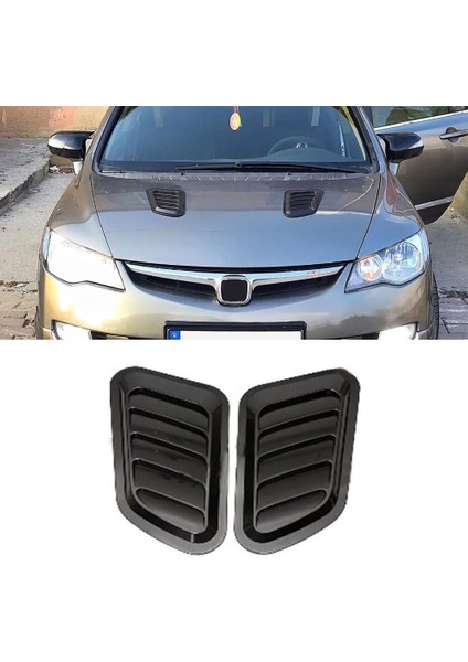 Hyundai Getz 2002-2011 Kaput Üstü Havalandırma 2 Li Set