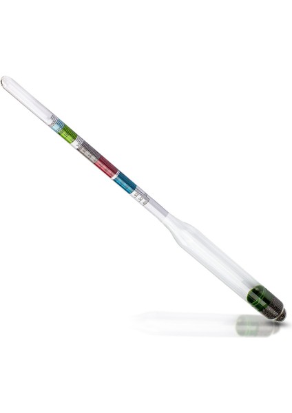 Hidrometre 0.980 - 1.1160 Alkolmetre Bira Brix Alkol Oranı Ölçer Ölçüm thr275
