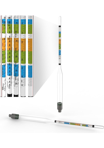Hidrometre 0.980 - 1.1160 Alkolmetre Bira Brix Alkol Oranı Ölçer Ölçüm thr275 indirimleri