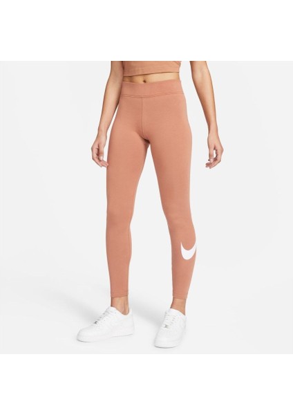 Essential Mid-Rise Swoosh Legging Kadın Tayt