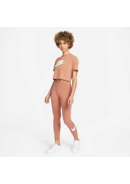 Essential Mid-Rise Swoosh Legging Kadın Tayt fırsatları