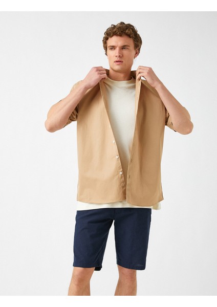 Erkek Basic Kısa Kollu Gömlek