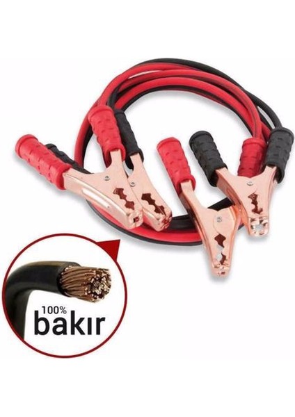Car Accesorıes Akü Takviye Kablosu 1200 Amper Güçlü, Kalın Kablo ve Hızlı Şarj !