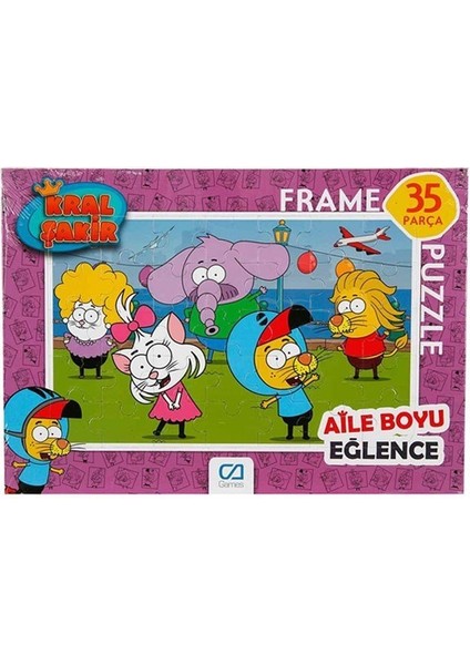 Ca Games Kral Şakir Aile Boyu Eğlence 35 Parça Puzzle