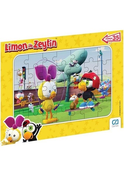 Ca Games Limon ile Zeytin 35 Parça Puzzle 5083