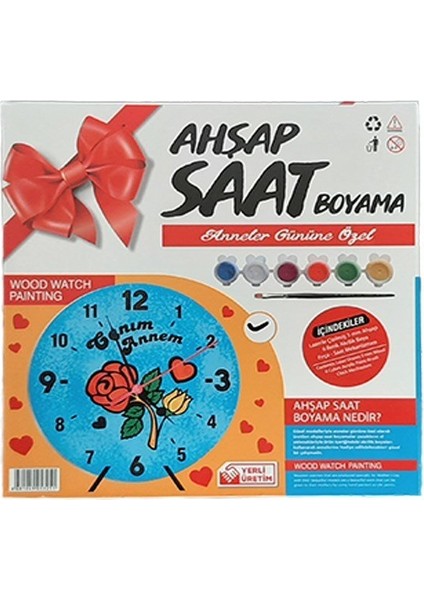 Ahşap Saat Boyama