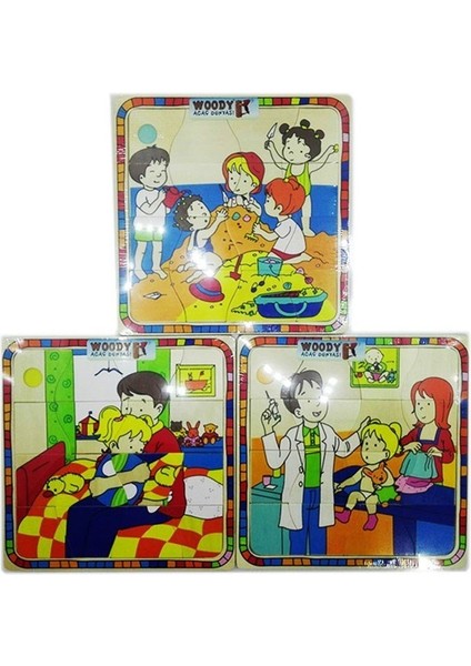 Tahta Puzzle 16X2 Prç Doktor Kumsal Uyku